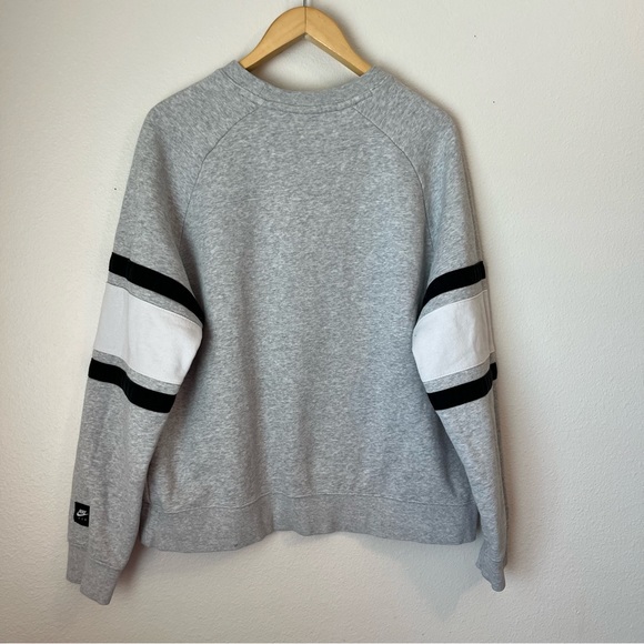 Nike NSW Air Fleece Crew Sweatshirt Gray - Picture 5 of 6